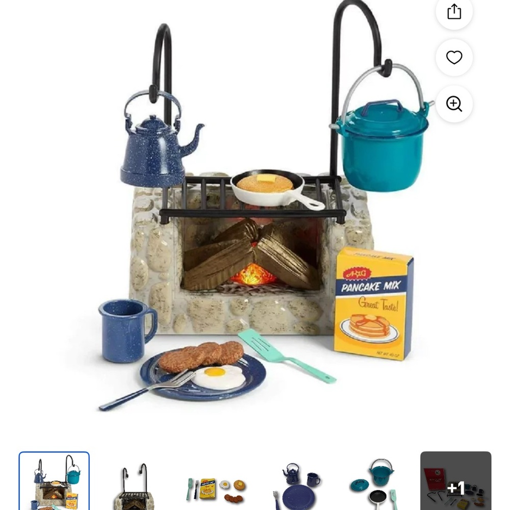 American Girl MaryEllen’s Campfire Cooking Set